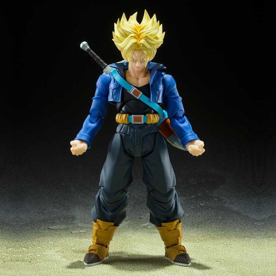 Dragon Ball Z S.H. Figuarts Actiefiguur Super Saiyan Trunks De jongen uit de toekomst 14 cm