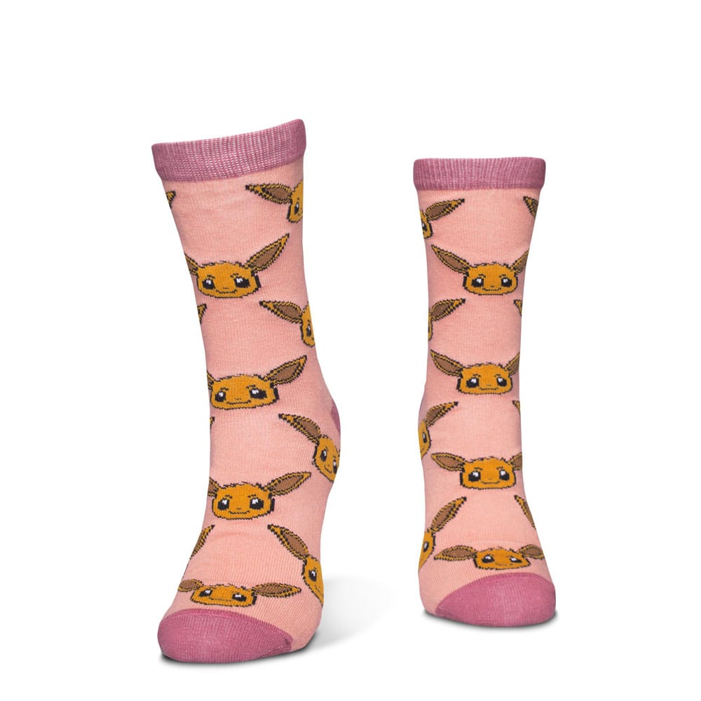 Pokémon Socks 3-pack drie pictogrammen 35-38