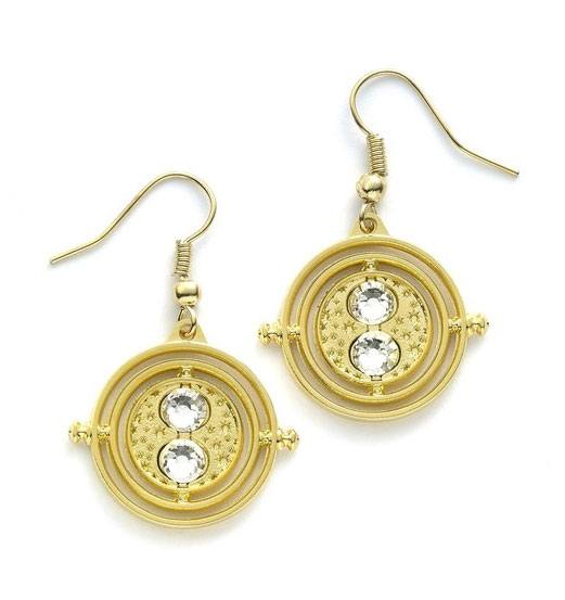 Harry Potter -oorbellen Time Turner (goud verguld)