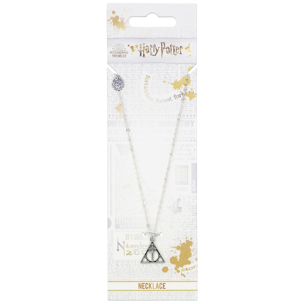 Harry Potter Pendant & Necklace Deathly Hallows (verzilverd)