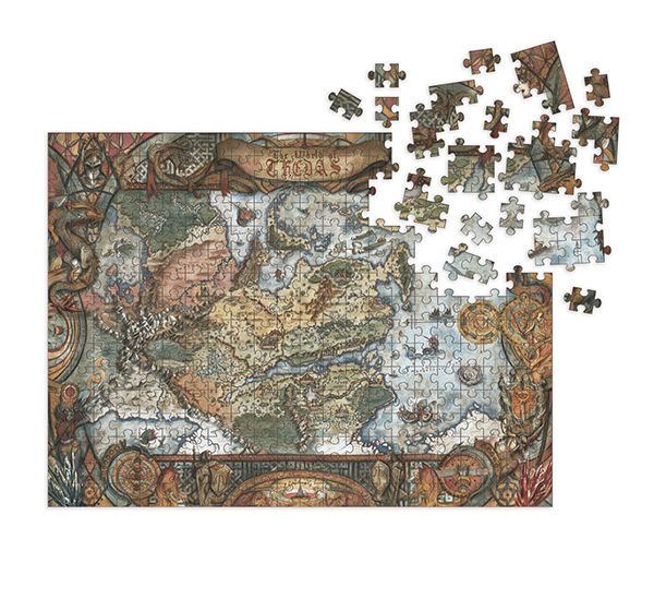 Dragon Age Jigsaw Puzzle World of Thedas Map (1000 stuks)