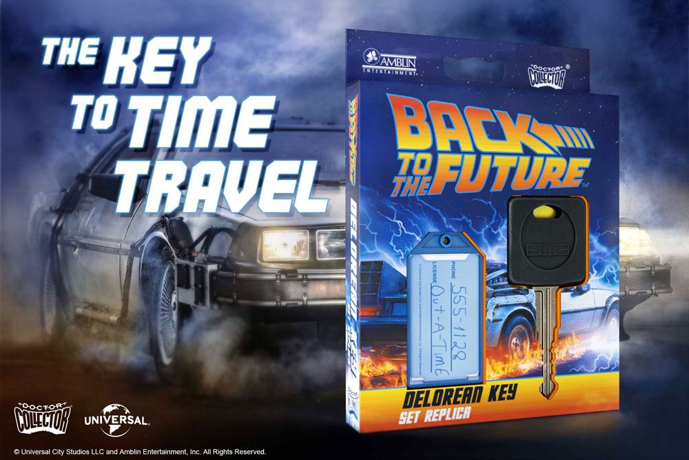 Terug naar de toekomstige replica 1/1 DeLorean Key