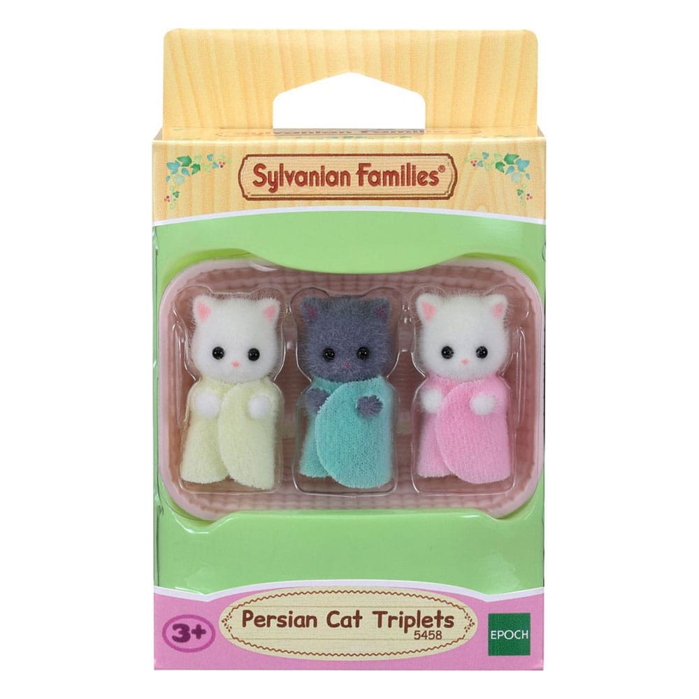 Sylvanian Families: Perzische katten drieling figuur 2 cm
