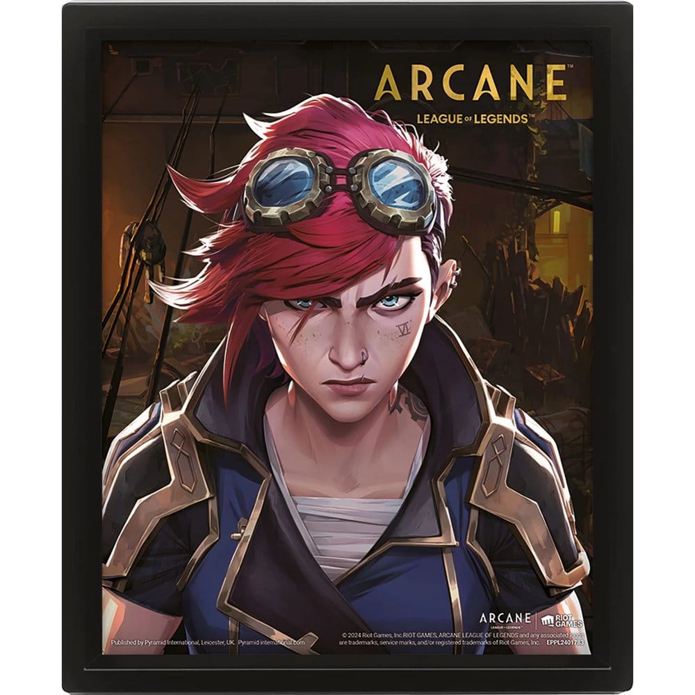 League of Legends Arcane 3D lenticulaire poster Jinx-VI