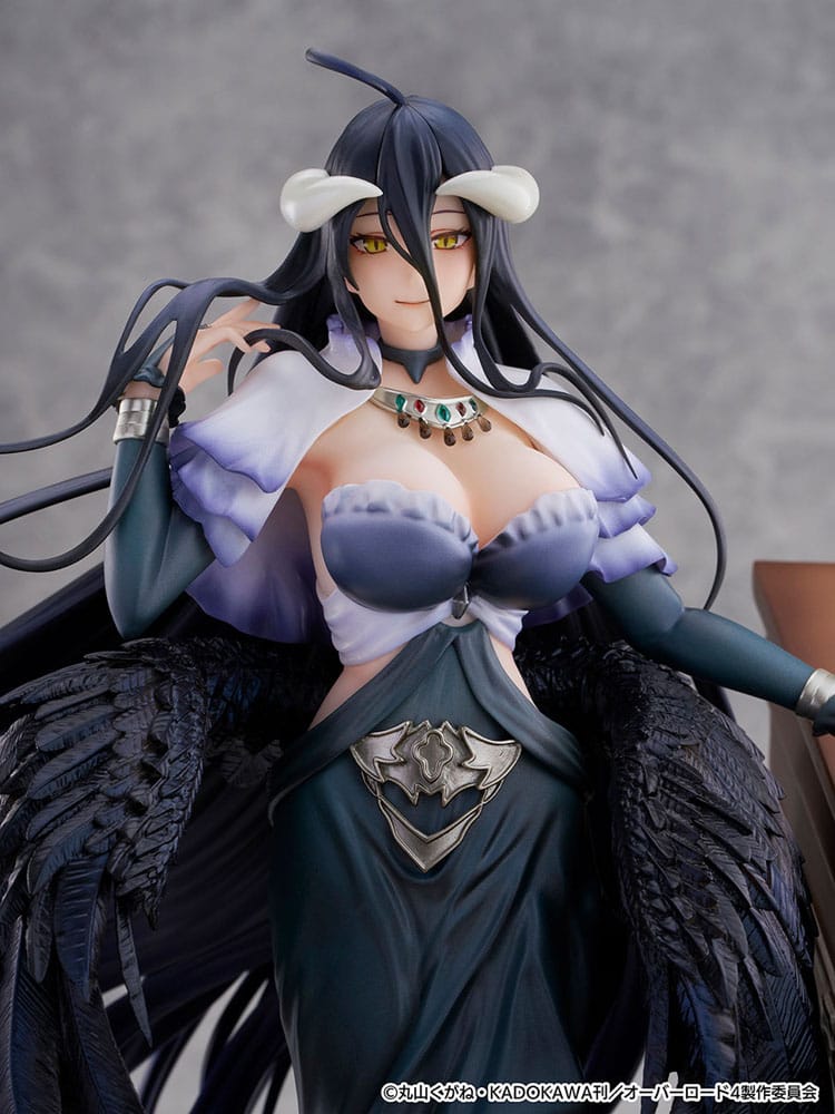 Overlord Shibuya Scramble Figuur PVC standbeeld 1/7 Albedo Jet Black Dress ver. 28 cm