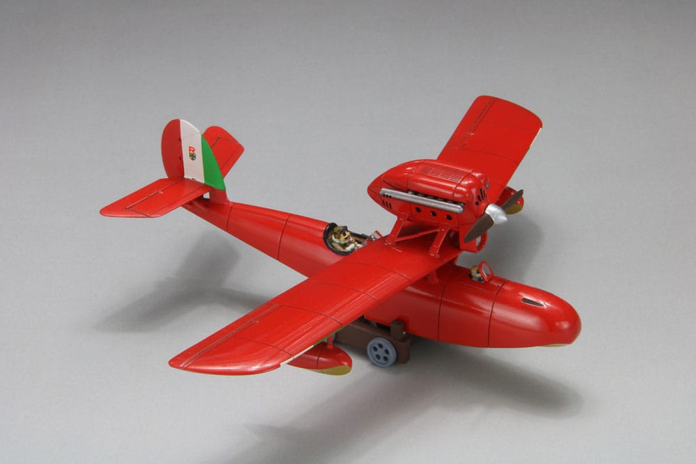 Porco Rosso-modelset met figuur 1/72 Savoia S.21F versie 2 en Porco