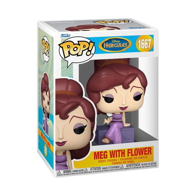 Hercules 25-jarig jubileum POP! Movies Vinylfiguur Meg met Bloem 9 cm