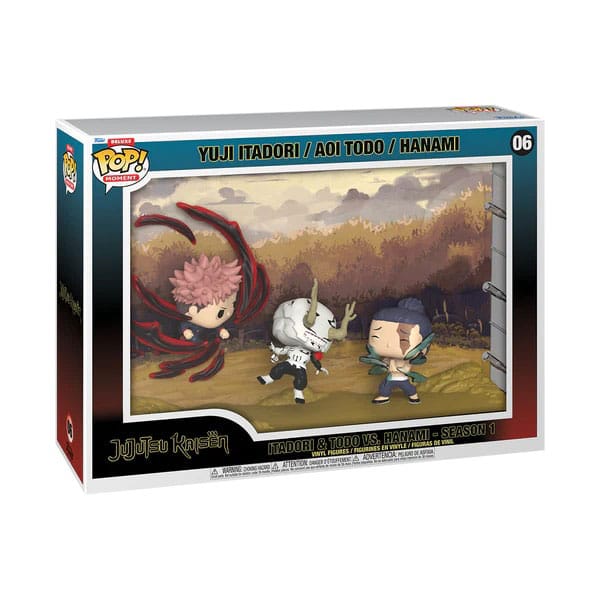 Jujutsu Kaisen POP Moments vinylfiguren Itadori & Todo vs Hanami 9 cm