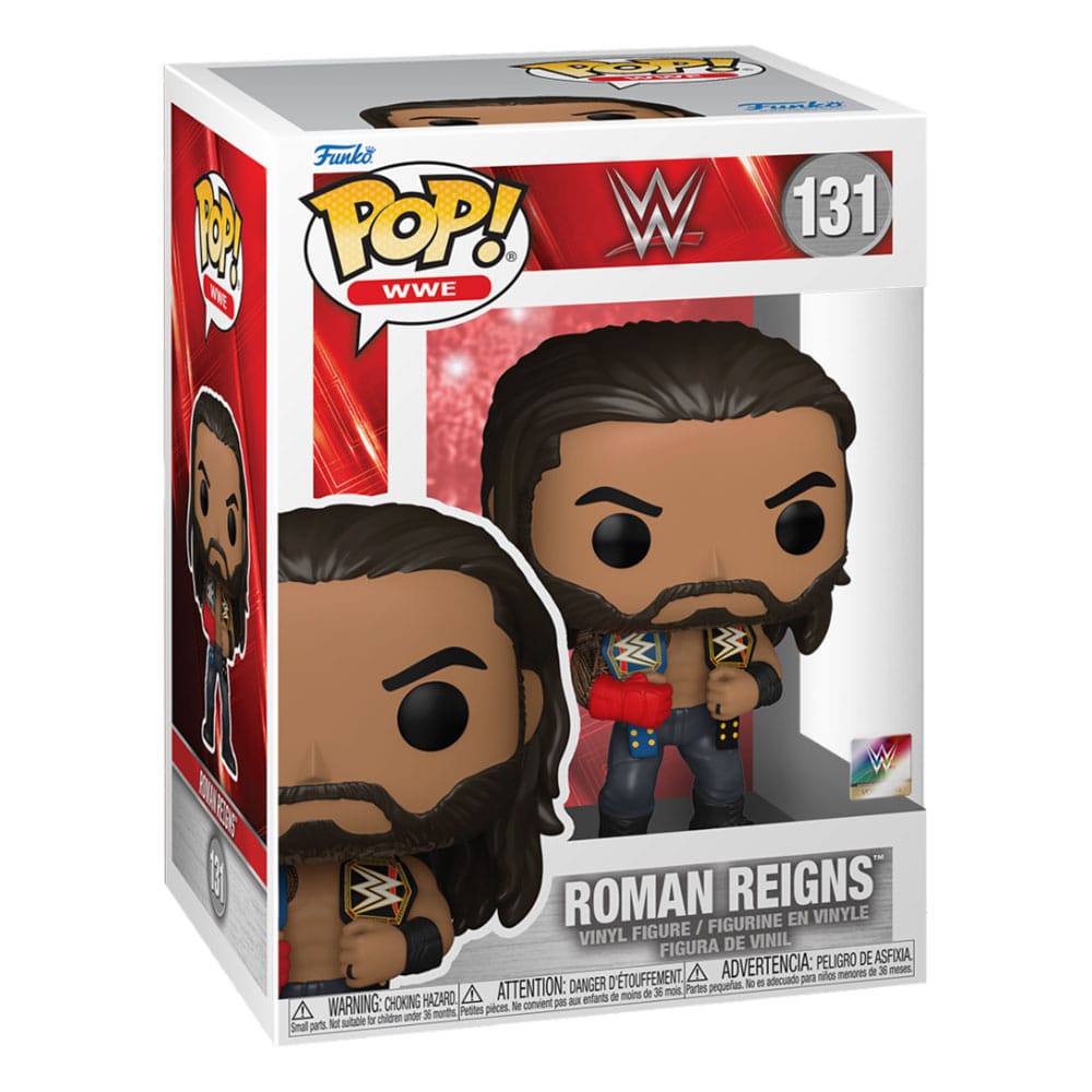 WWE Pop! Vinylfiguur Roman regeert met riemen 9 cm