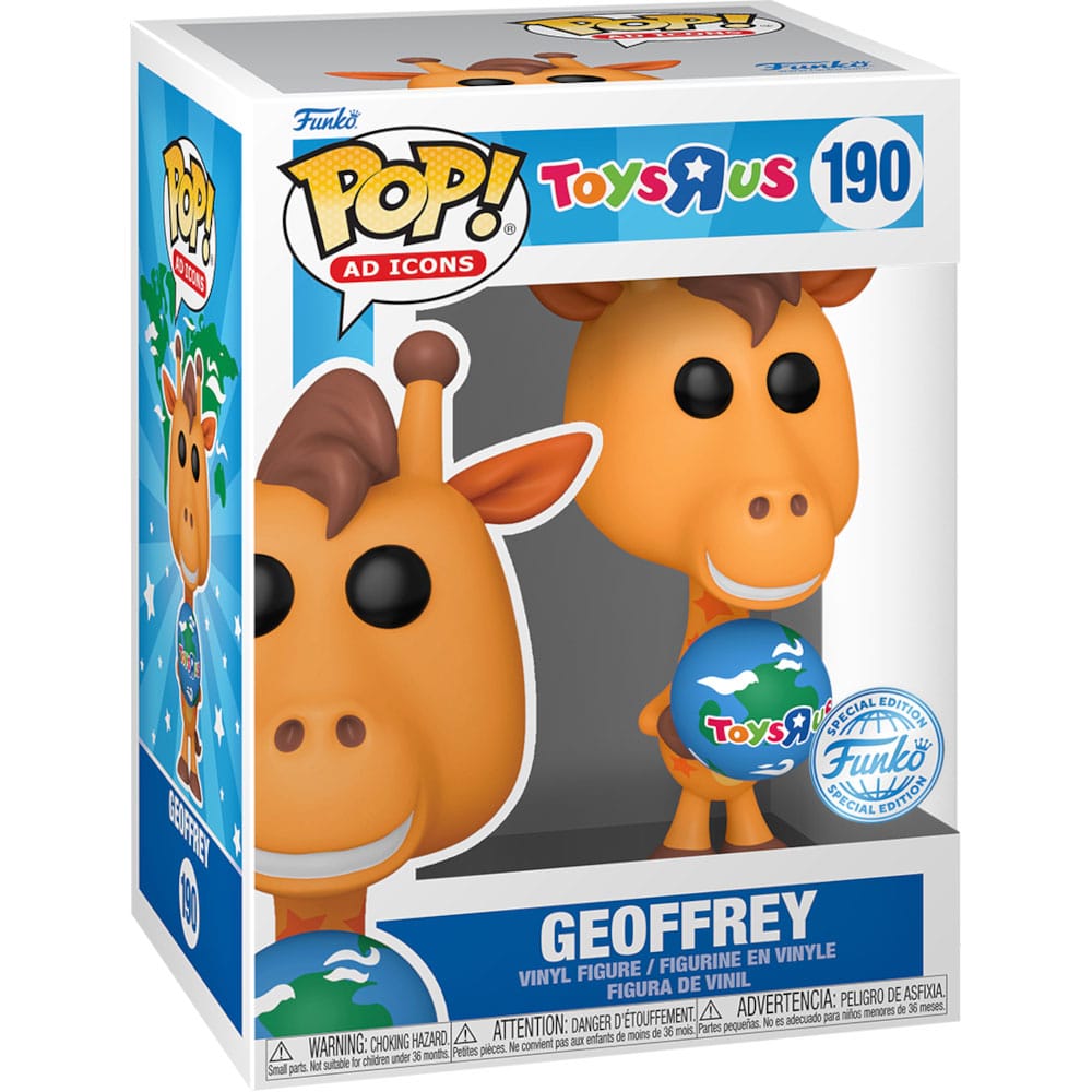 Toys "r" ons pop! Advertentie -pictogrammen vinylfiguur Geoffrey Special Edition 9 cm