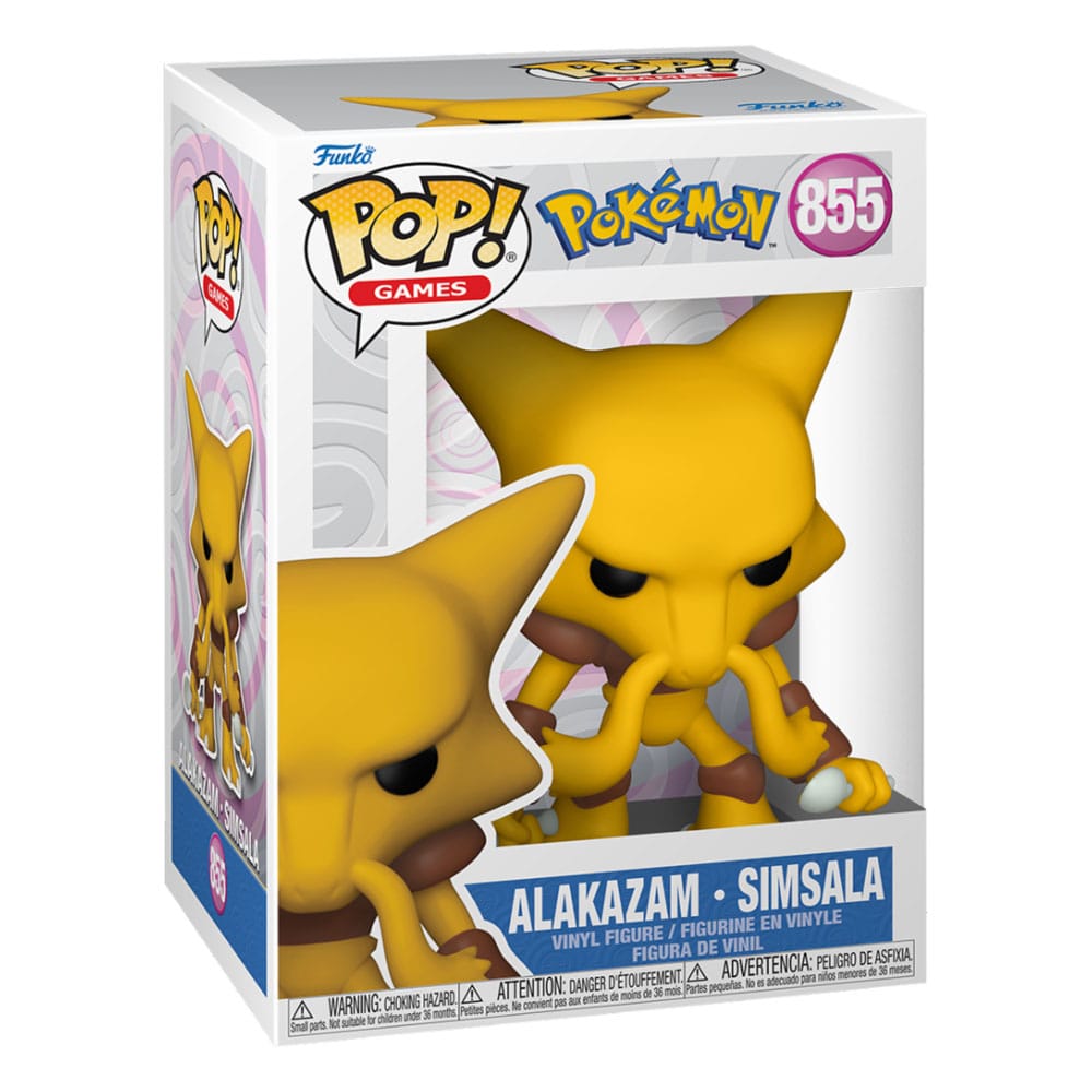 Pokemon Pop! Games vinylfiguur Alakazam (EMEA) 9 cm