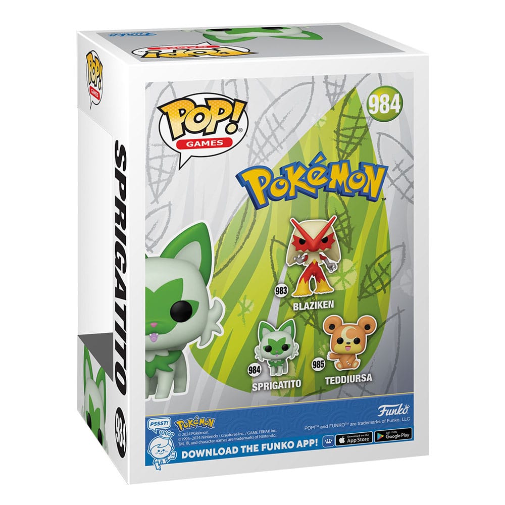 Pokemon POP! Games Vinyl Figuur Sprigatito (EMEA) 9 cm