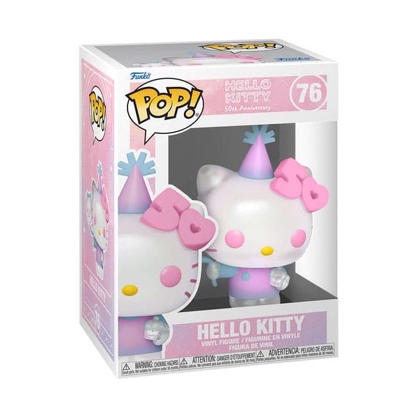 Hallo Kitty Pop! Sanrio vinyl figuur hk w/ ballonnen 9 cm