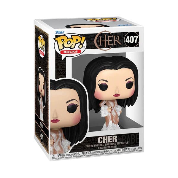 Cher POP! Rocks Vinyl Figuur Cher (Met Gala 1974) 9 cm