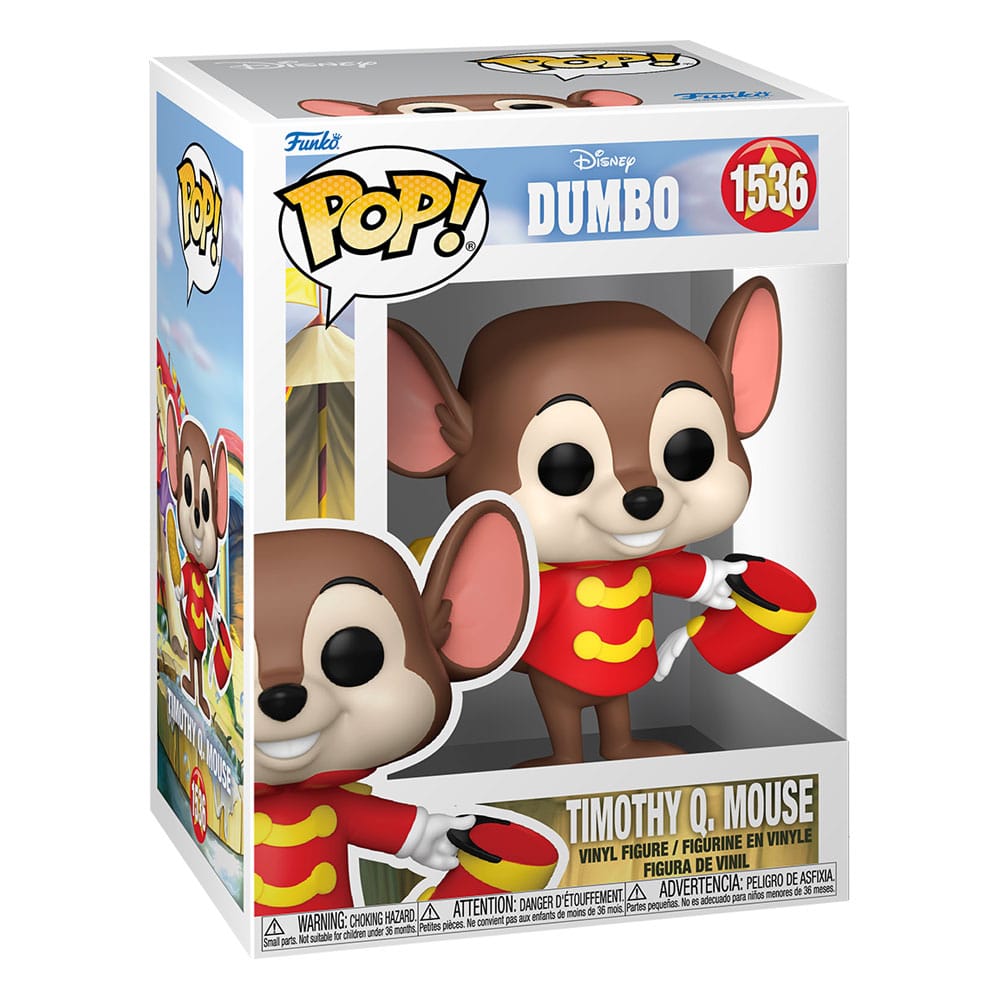 Dumbo Pop! Disney -vinylfiguur Timothy Q.Mouse 9 cm