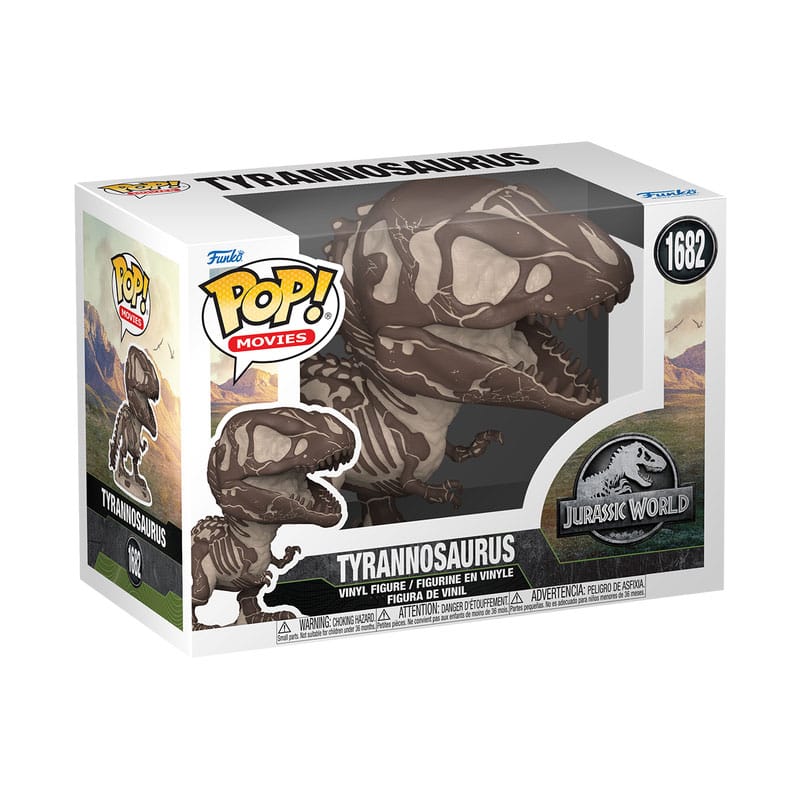 Jurassic Park Fossil Pop! Films vinyl figuur tyrannosaurus 9 cm