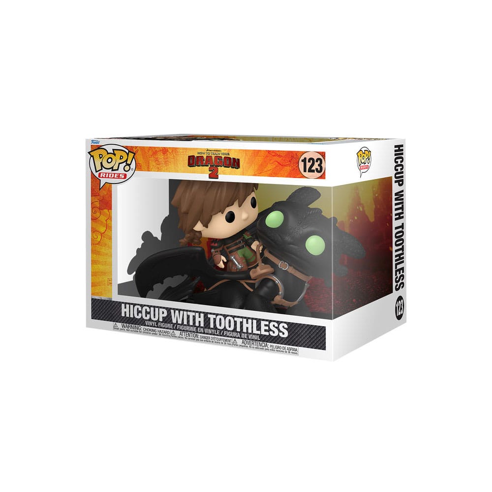 Hoe tem je een draak POP! Rides Deluxe Vinyl Hiccup met Toothless 9 cm