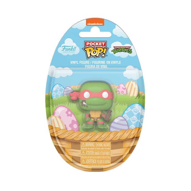 Teenage Mutant Ninja Turtles Pocket Pop! Vinylfiguur Easter Raphael 4 cm display (16)
