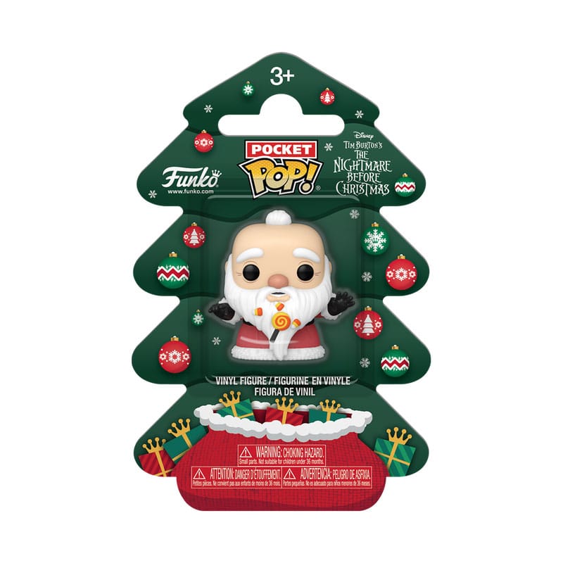Nachtmerrie voor kerstvakantie 2025 Pocket POP! Vinylsleutelhangers SandyCLS Boomvakantiedoos 4 cm