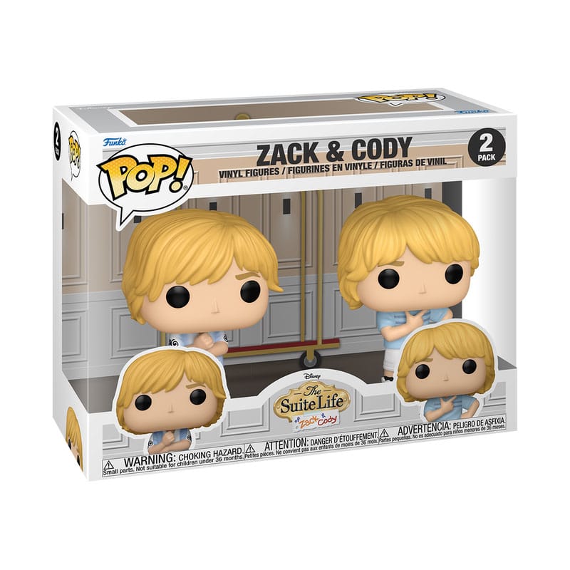 Suite Life of Zack & Cody Pop! Televisie vinylfiguren 2-pack Zack & Cody 9 cm