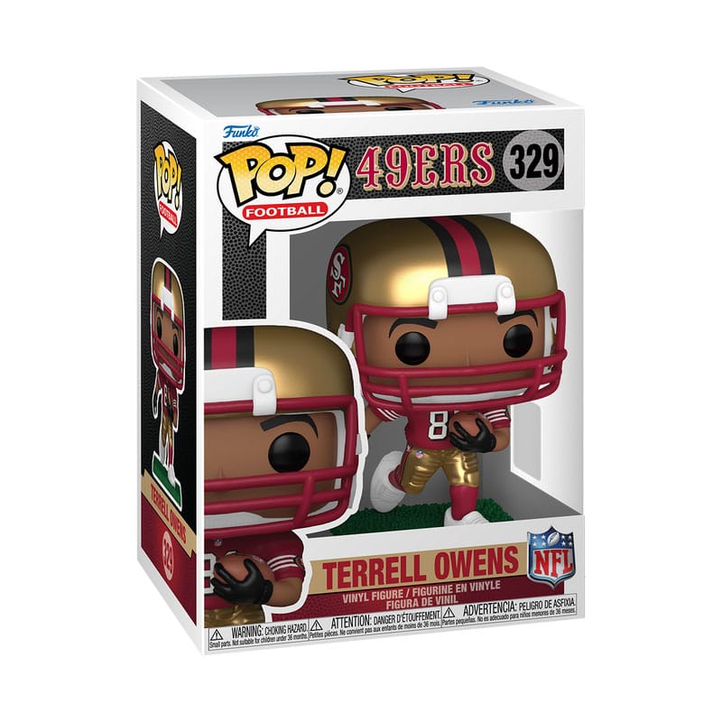NFL: Legendes POP! Sportvinylfiguur Legends - Terrell Owens (49ers) 9 cm