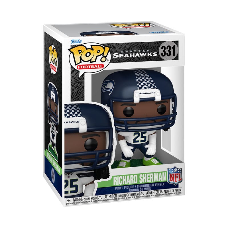 NFL: Legendes POP! Sportvinylfiguur Legends - Richard Sherman (Seahawks) 9 cm