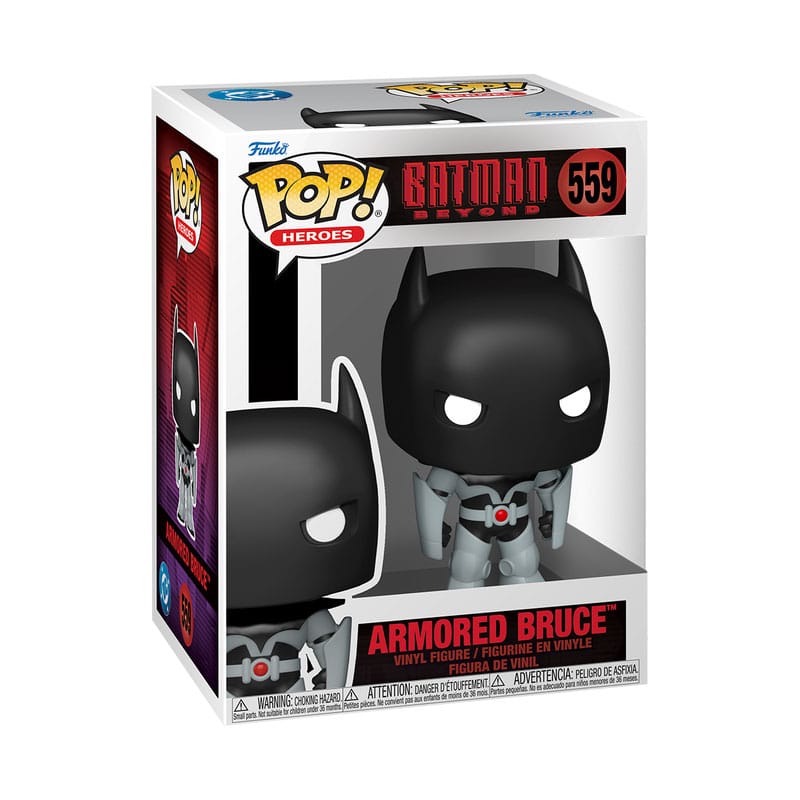 Batman Beyond Pop! Helden vinyl gepantserde Bruce 9 cm