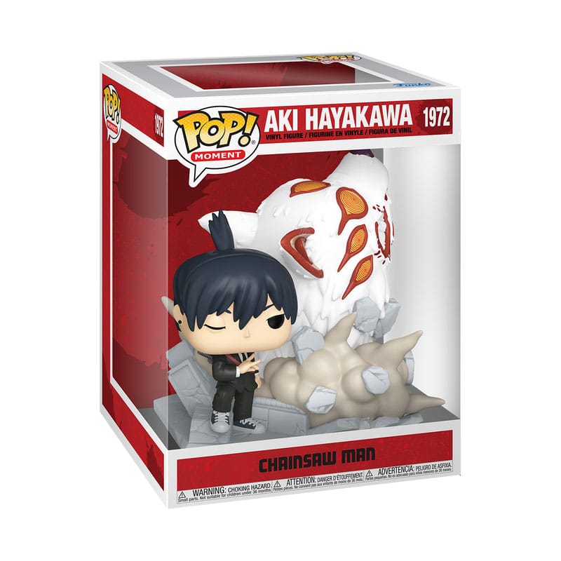 Kettingzaag man popmomenten vinylfiguren aki (Fox Devil) 9 cm