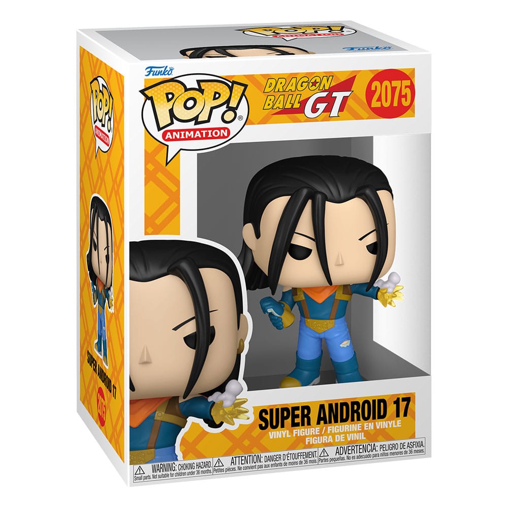 Dragon Ball Gt Pop! Games vinyl figuur super Android 17 9 cm