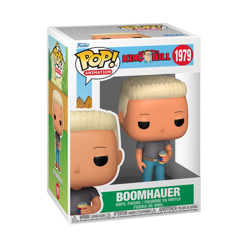 King of the Hill Pop! Tv -vinylfiguur Boomhauer 9 cm