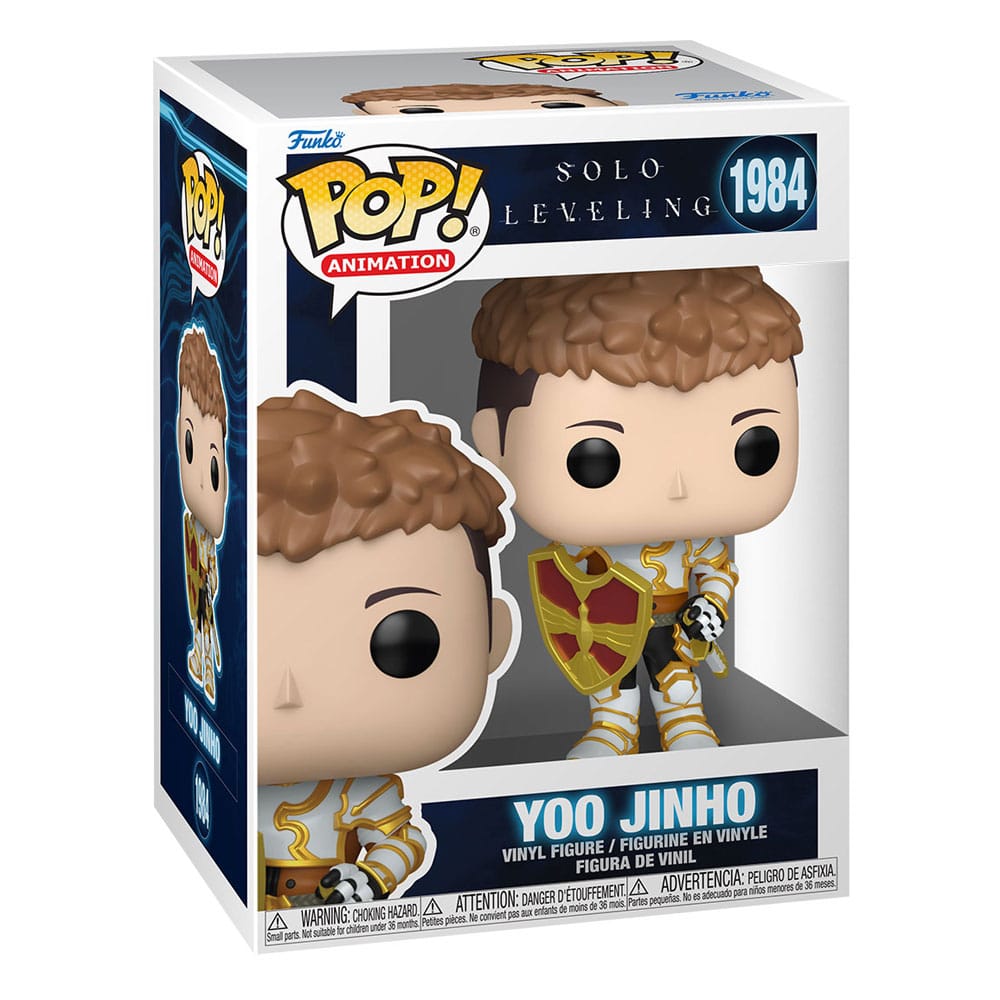 Solo nivellering pop! Animatie vinyl figuur yoo jinho 9 cm
