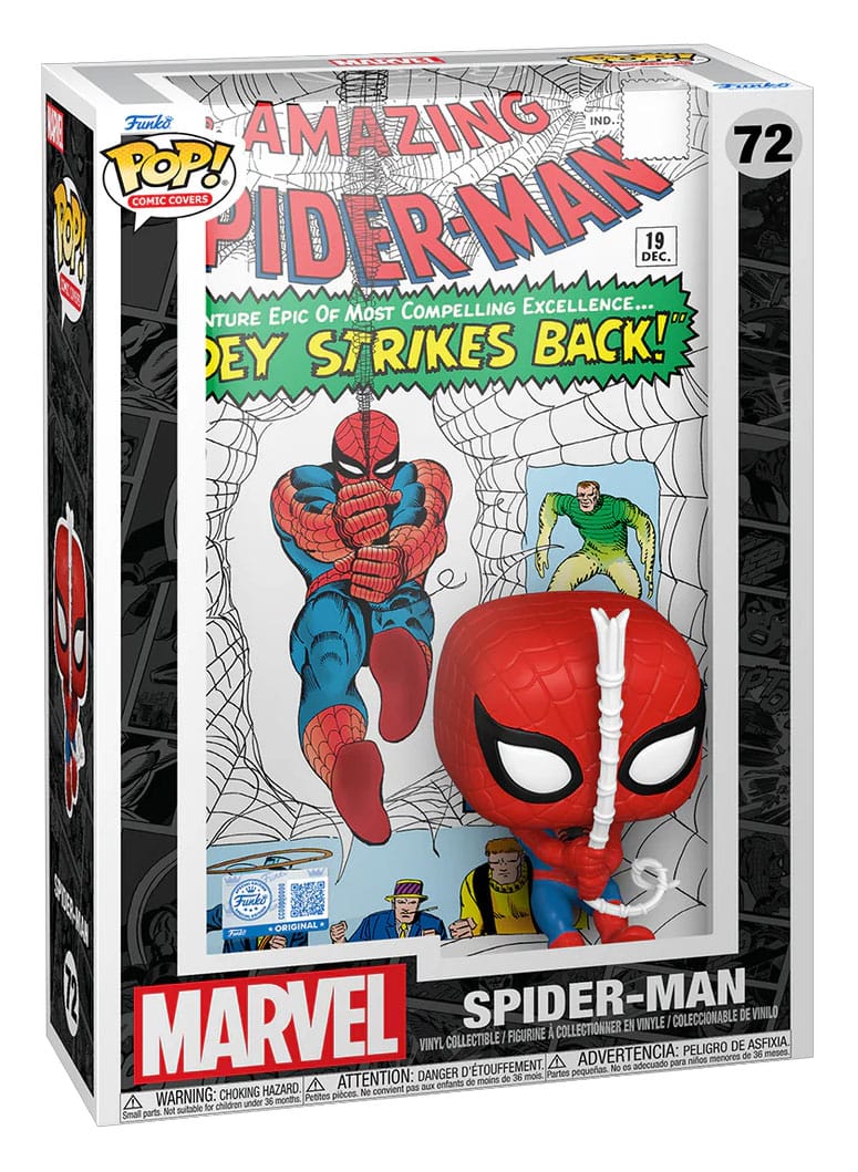 Marvel Pop! Komische bedekt vinylfiguur de verbazingwekkende spider-man #19 9 cm