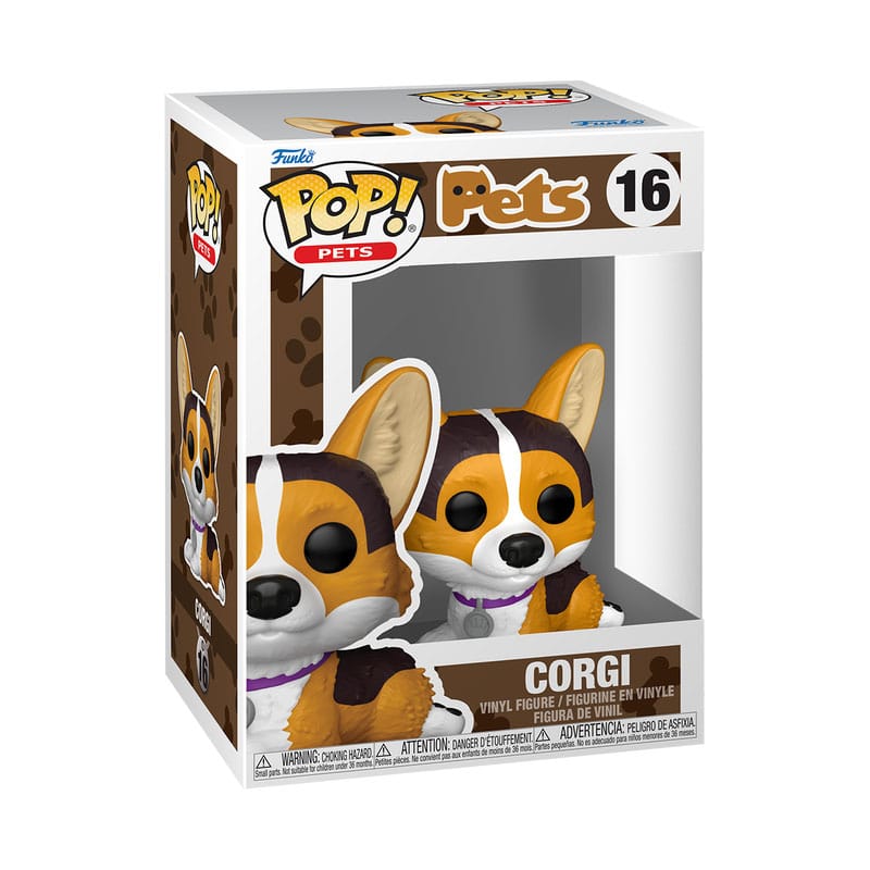 Funko-Legacy POP! Huisdieren Vinylfiguur Corgi 9 cm