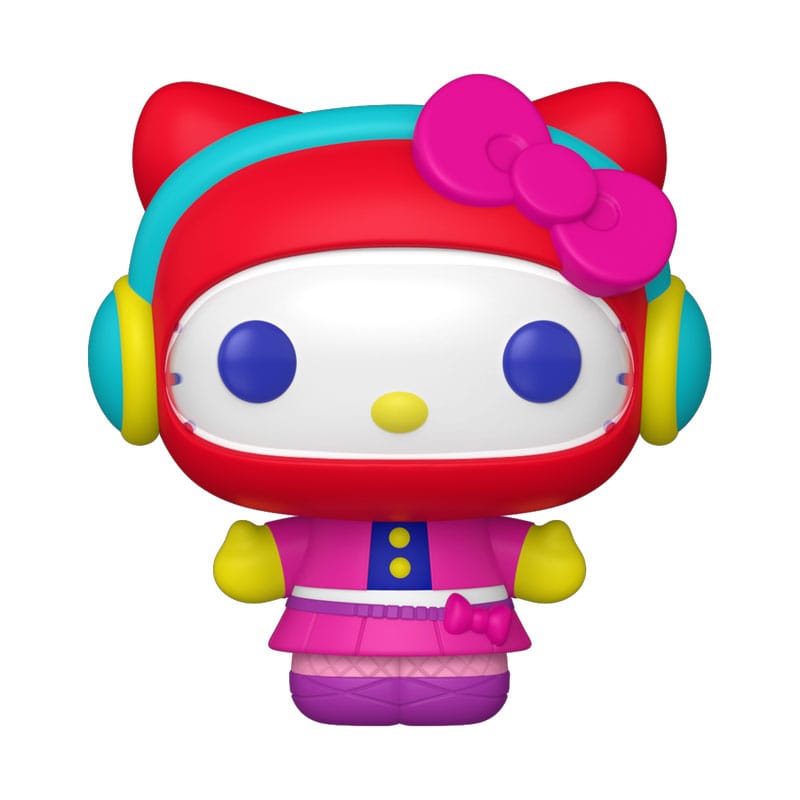 * HEO Exclusieve editie* Hello Kitty Pop! Animatie vinylfiguren Hello Kitty (arcade -outfit) 9 cm