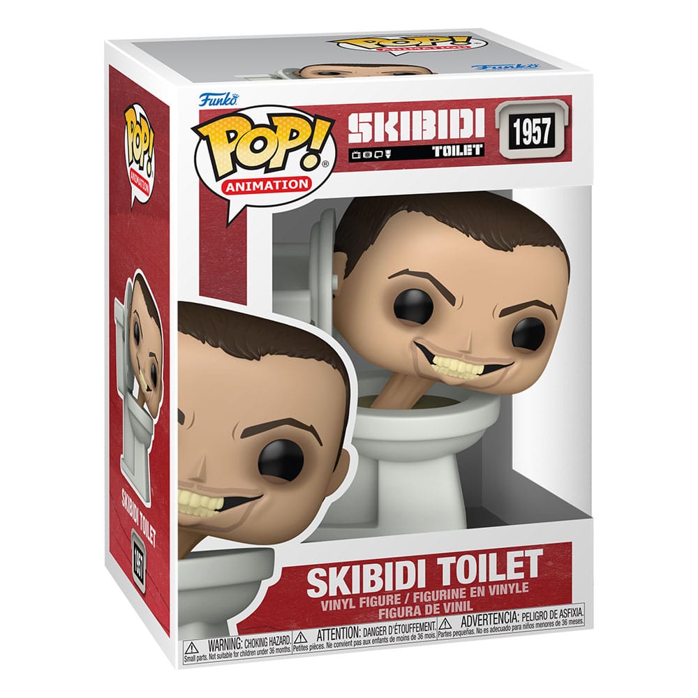 Skibidi toiletpop! Rotsen vinyl figuur skibidi toilet 9 cm