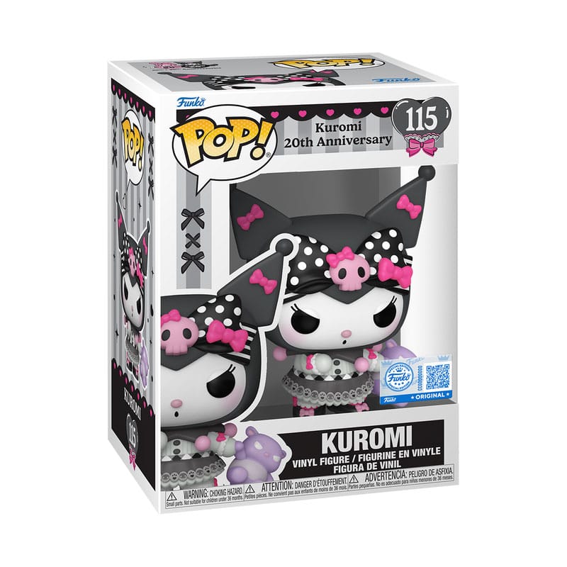 Sanrio Pop! Animatie vinyl figuur kuromi- kuromi (spc) 9 cm