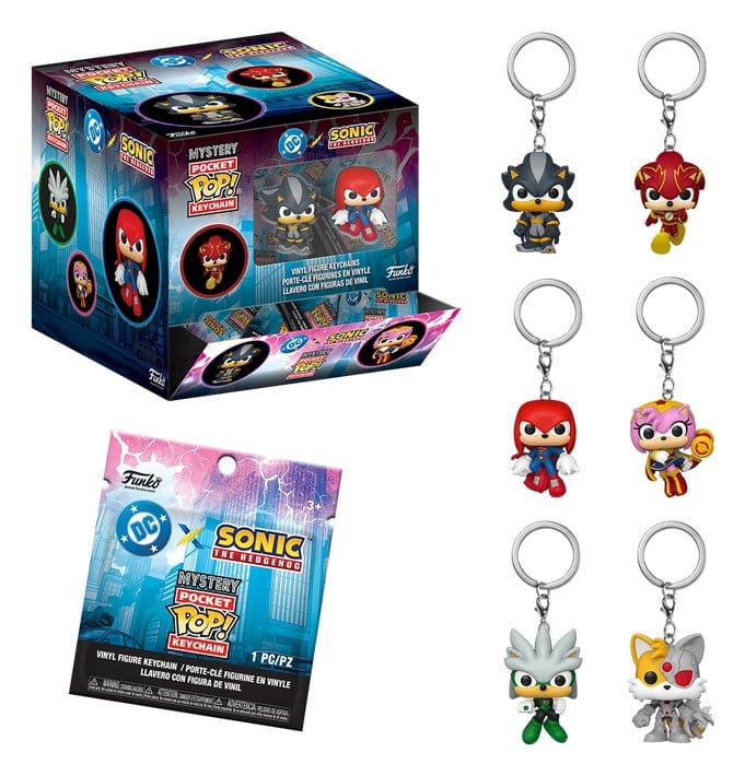 Sonic the Hedgehog POP! Vinyl sleutelhangers 4 cm display (12)