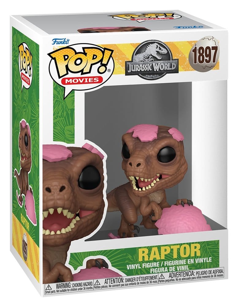 Jurassic Park POP! Films vinylfiguur SPRG- Raptor 9 cm