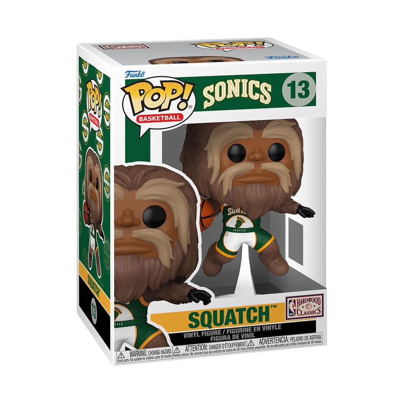 NBA-legendes POP! Sportvinylfiguurmascottes Sonics- Sasquatch 9 cm