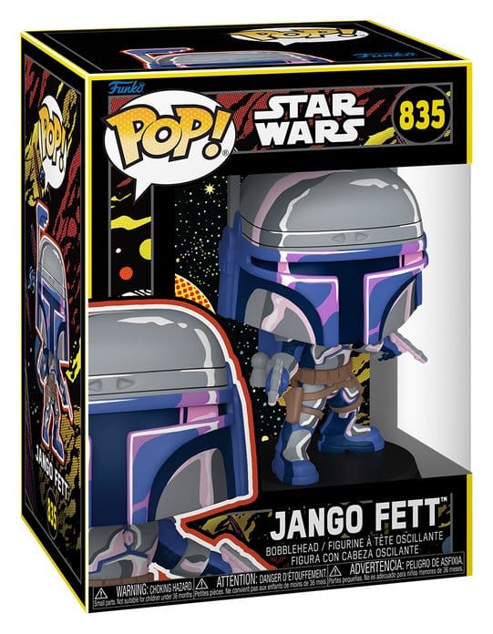 Star Wars: Mandalorian & Grogu POP! Vinylfiguur Jango Fett (Retro) 9 cm