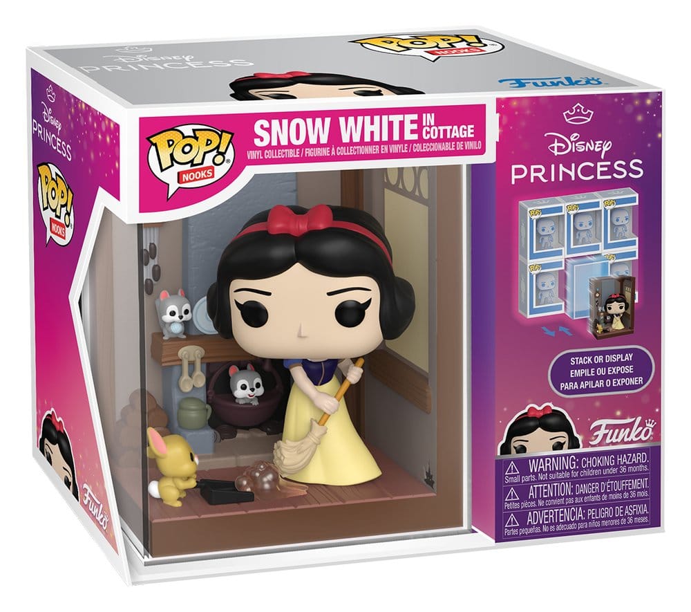 Sneeuwwitje POP! Nooks Vinylfiguur Dwergenhuis 9 cm
