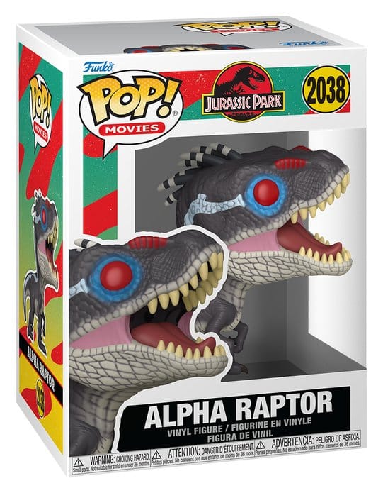 Jurassic Park POP! Films Vinylfiguur Alpha Raptor 9 cm