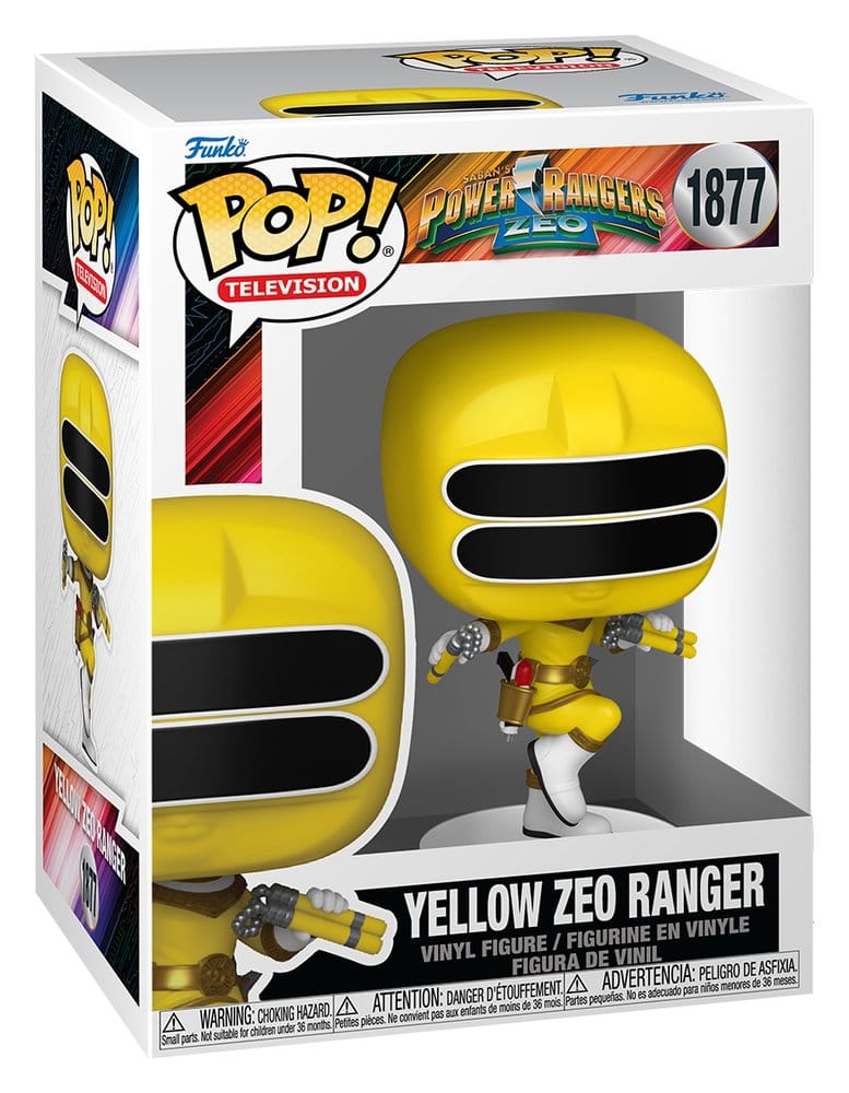 Power Rangers Zeo POP! Movies Vinylfiguren Zeo Ranger Geel 9 cm
