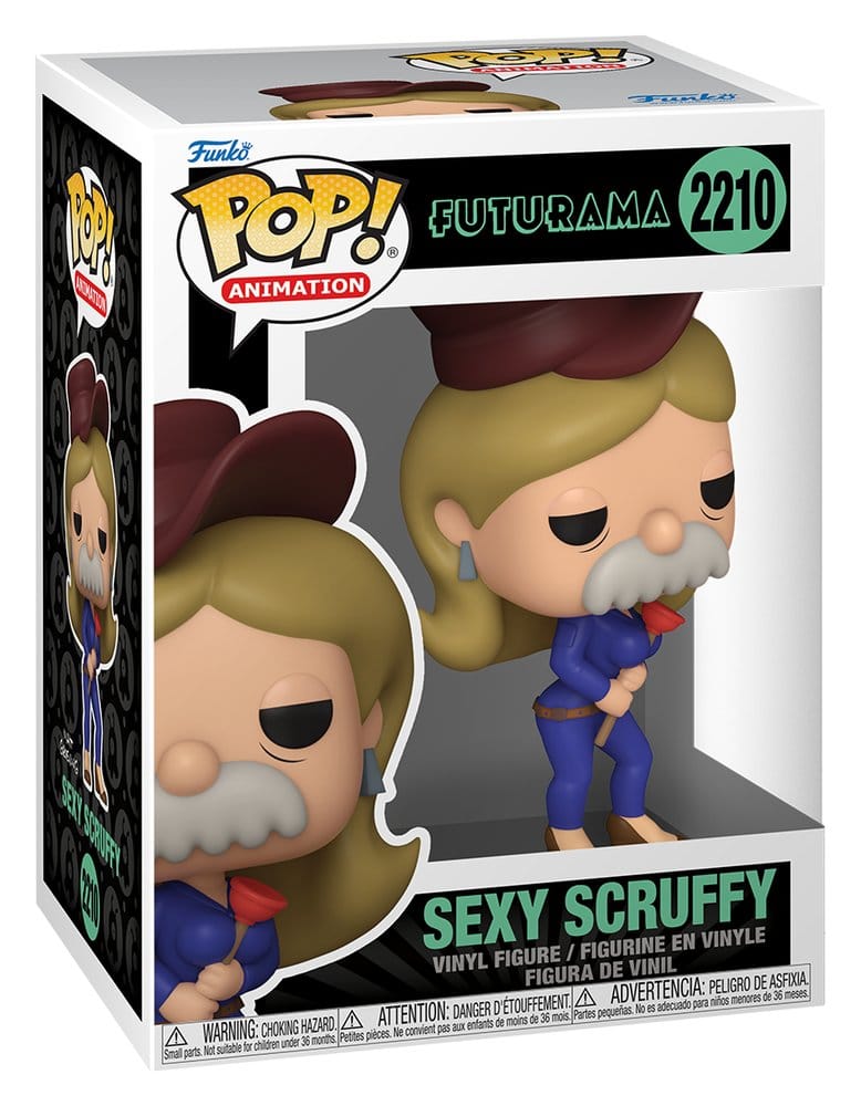 Futurama-pop! Animatie Vinylfiguur Sexy Scruffy 9 cm