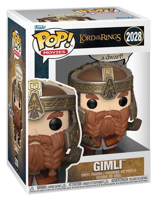 De Lord of the Rings-POP! Vinylfiguur Gimli 9 cm