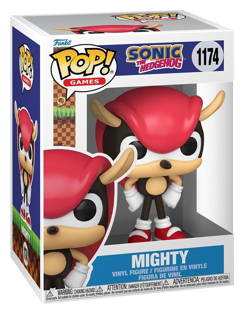 Sonic - The Hedgehog POP! Films Vinylfiguren Mighty the Armadillo 9 cm