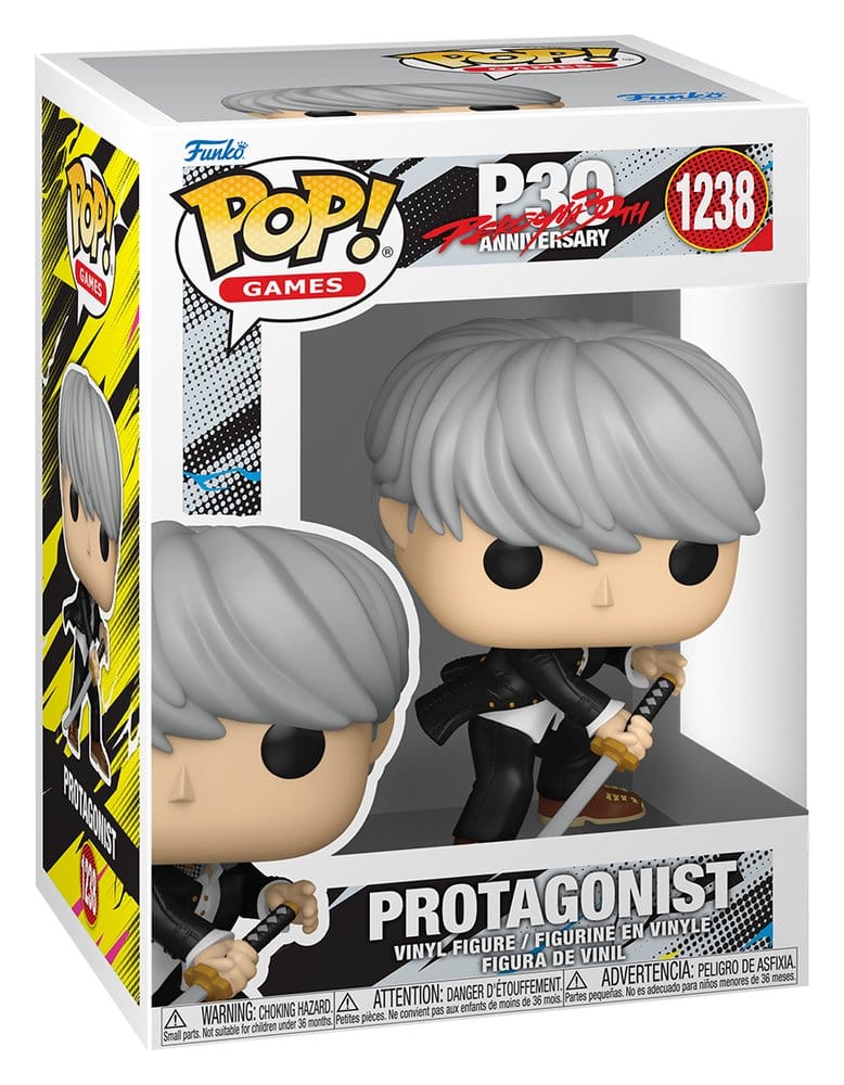 Persoon 4 POP! Games Vinyl Figuur Protagonist (Yu) 9 cm