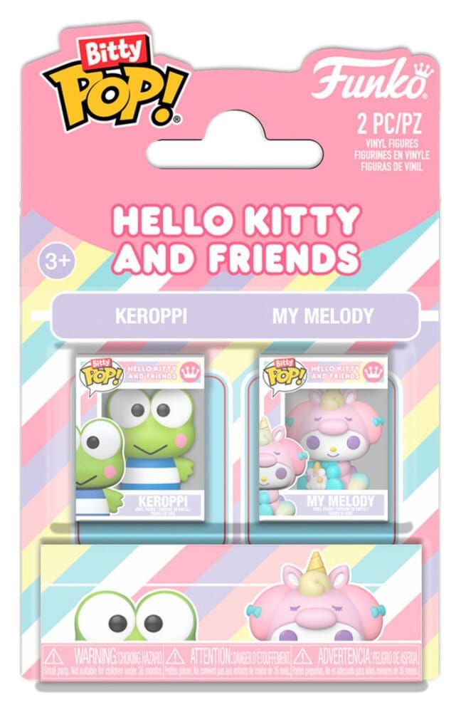 Sanrio Beetje POP! Vinylfiguren 2-pack K & MM 2 cm