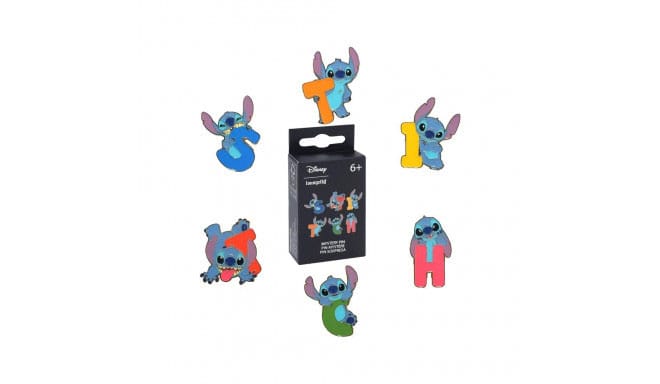 Lilo & Stitch by Loungefly Emaille Pins Blind Box Letters en Poses Display (18)