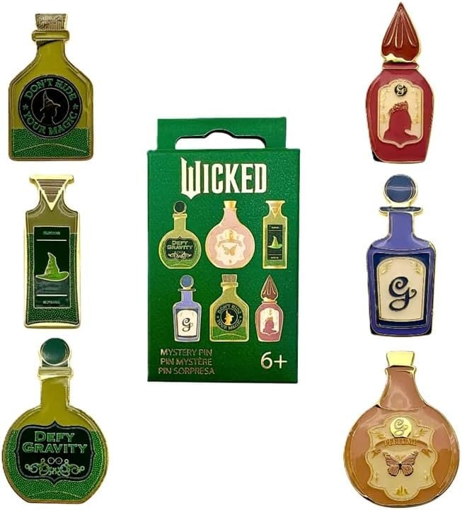 Wicked Emaille Pins Drankflessen Blind Display (18)